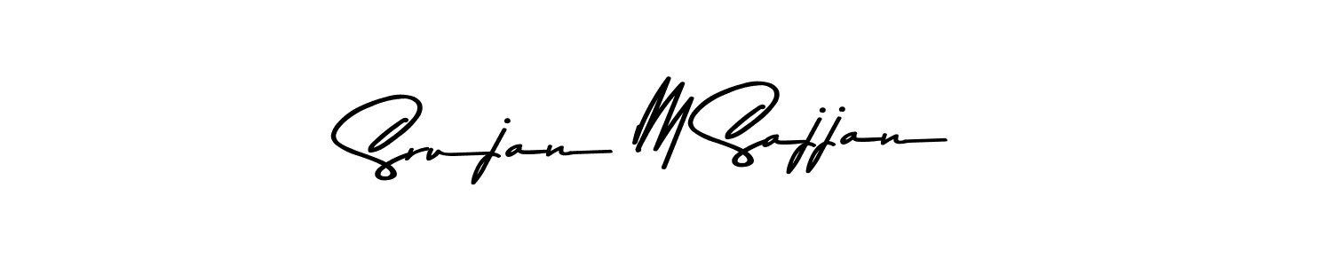 Similarly Asem Kandis PERSONAL USE is the best handwritten signature design. Signature creator online .You can use it as an online autograph creator for name Srujan M Sajjan. Srujan M Sajjan signature style 9 images and pictures png