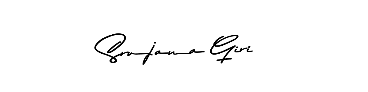 Srujana Giri stylish signature style. Best Handwritten Sign (Asem Kandis PERSONAL USE) for my name. Handwritten Signature Collection Ideas for my name Srujana Giri. Srujana Giri signature style 9 images and pictures png