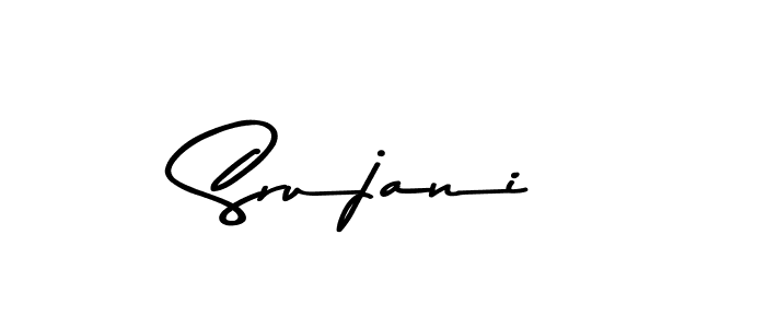 How to make Srujani signature? Asem Kandis PERSONAL USE is a professional autograph style. Create handwritten signature for Srujani name. Srujani signature style 9 images and pictures png