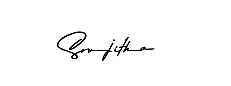 How to make Srujitha signature? Asem Kandis PERSONAL USE is a professional autograph style. Create handwritten signature for Srujitha name. Srujitha signature style 9 images and pictures png