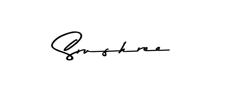 How to make Srushree signature? Asem Kandis PERSONAL USE is a professional autograph style. Create handwritten signature for Srushree name. Srushree signature style 9 images and pictures png