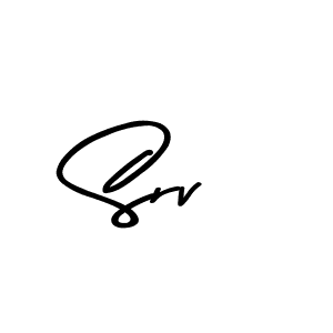 Design your own signature with our free online signature maker. With this signature software, you can create a handwritten (Asem Kandis PERSONAL USE) signature for name Srv. Srv signature style 9 images and pictures png