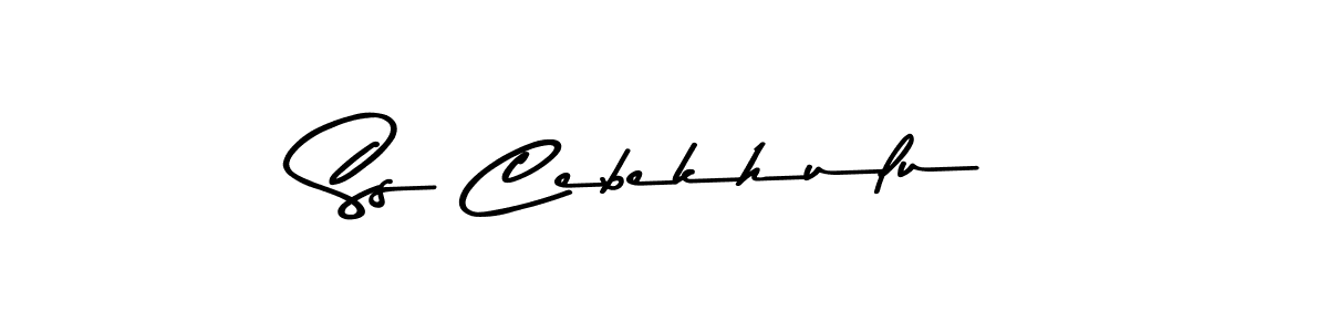 How to make Ss Cebekhulu signature? Asem Kandis PERSONAL USE is a professional autograph style. Create handwritten signature for Ss Cebekhulu name. Ss Cebekhulu signature style 9 images and pictures png