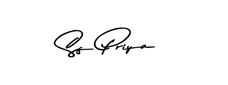 The best way (Asem Kandis PERSONAL USE) to make a short signature is to pick only two or three words in your name. The name Ss Priya include a total of six letters. For converting this name. Ss Priya signature style 9 images and pictures png