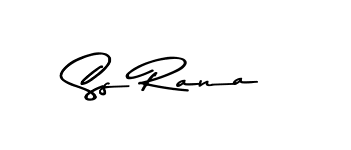 Design your own signature with our free online signature maker. With this signature software, you can create a handwritten (Asem Kandis PERSONAL USE) signature for name Ss Rana. Ss Rana signature style 9 images and pictures png