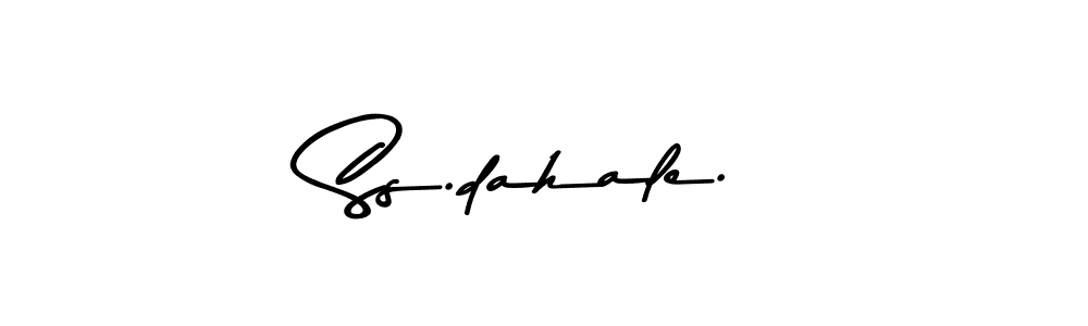 Ss.dahale. stylish signature style. Best Handwritten Sign (Asem Kandis PERSONAL USE) for my name. Handwritten Signature Collection Ideas for my name Ss.dahale.. Ss.dahale. signature style 9 images and pictures png