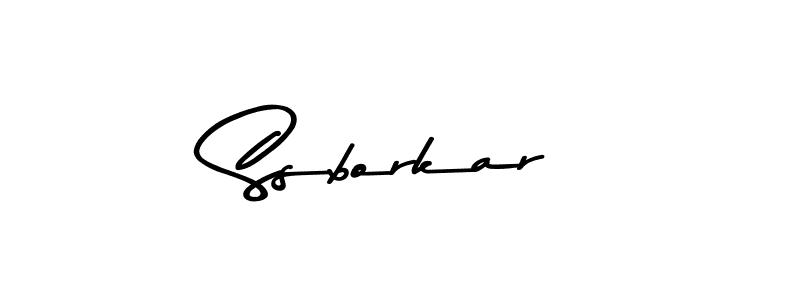 You should practise on your own different ways (Asem Kandis PERSONAL USE) to write your name (Ssborkar) in signature. don't let someone else do it for you. Ssborkar signature style 9 images and pictures png