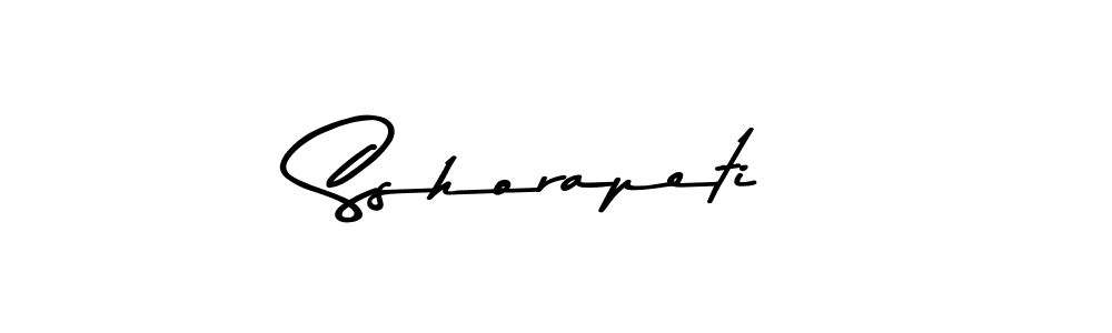 The best way (Asem Kandis PERSONAL USE) to make a short signature is to pick only two or three words in your name. The name Sshorapeti include a total of six letters. For converting this name. Sshorapeti signature style 9 images and pictures png