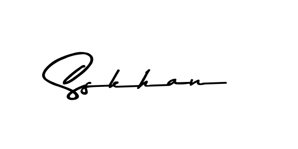 Use a signature maker to create a handwritten signature online. With this signature software, you can design (Asem Kandis PERSONAL USE) your own signature for name Sskhan. Sskhan signature style 9 images and pictures png