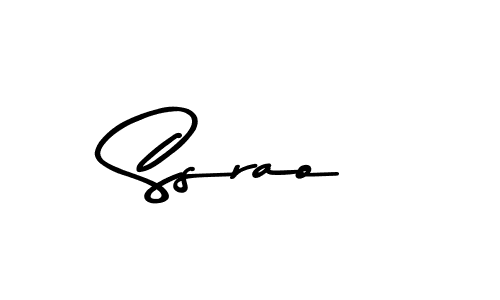 Ssrao stylish signature style. Best Handwritten Sign (Asem Kandis PERSONAL USE) for my name. Handwritten Signature Collection Ideas for my name Ssrao. Ssrao signature style 9 images and pictures png