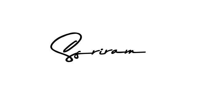 Use a signature maker to create a handwritten signature online. With this signature software, you can design (Asem Kandis PERSONAL USE) your own signature for name Ssriram. Ssriram signature style 9 images and pictures png