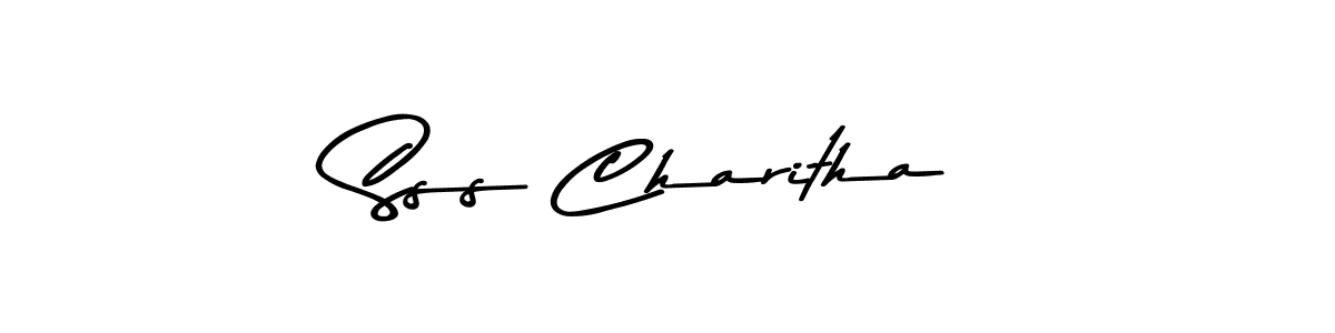 Make a beautiful signature design for name Sss Charitha. Use this online signature maker to create a handwritten signature for free. Sss Charitha signature style 9 images and pictures png