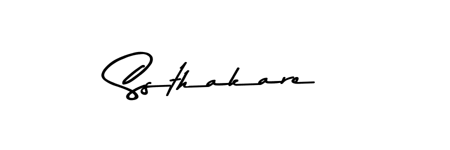 Similarly Asem Kandis PERSONAL USE is the best handwritten signature design. Signature creator online .You can use it as an online autograph creator for name Ssthakare. Ssthakare signature style 9 images and pictures png