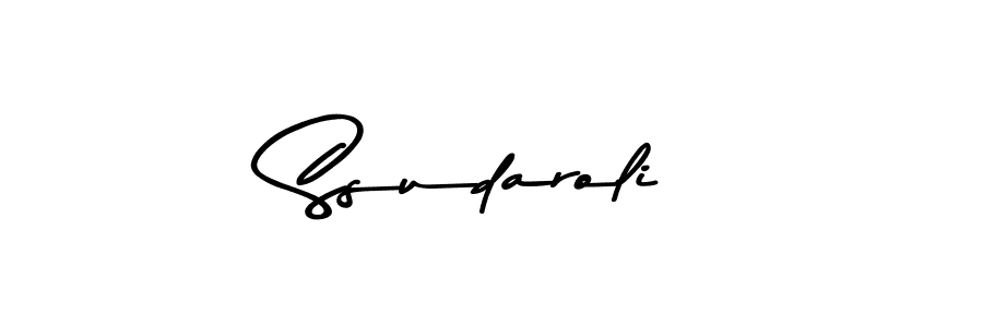 How to make Ssudaroli signature? Asem Kandis PERSONAL USE is a professional autograph style. Create handwritten signature for Ssudaroli name. Ssudaroli signature style 9 images and pictures png