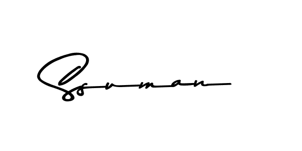 How to make Ssuman signature? Asem Kandis PERSONAL USE is a professional autograph style. Create handwritten signature for Ssuman name. Ssuman signature style 9 images and pictures png