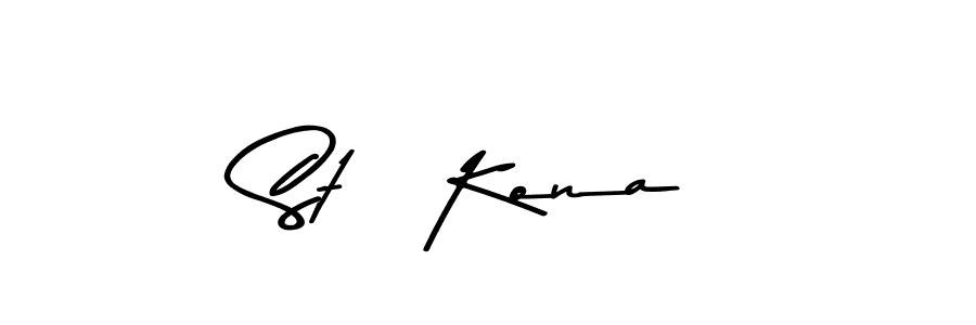 Design your own signature with our free online signature maker. With this signature software, you can create a handwritten (Asem Kandis PERSONAL USE) signature for name Sté Kona. Sté Kona signature style 9 images and pictures png