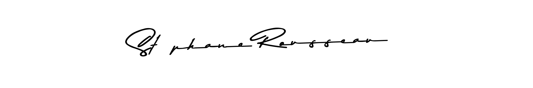 Create a beautiful signature design for name Stéphane Rousseau. With this signature (Asem Kandis PERSONAL USE) fonts, you can make a handwritten signature for free. Stéphane Rousseau signature style 9 images and pictures png