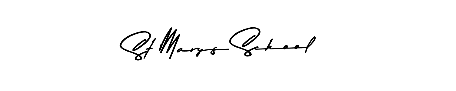 The best way (Asem Kandis PERSONAL USE) to make a short signature is to pick only two or three words in your name. The name St Marys School include a total of six letters. For converting this name. St Marys School signature style 9 images and pictures png