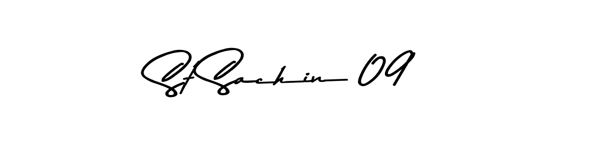 Also we have St Sachin 09 name is the best signature style. Create professional handwritten signature collection using Asem Kandis PERSONAL USE autograph style. St Sachin 09 signature style 9 images and pictures png