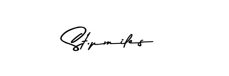 This is the best signature style for the St.pmiles name. Also you like these signature font (Asem Kandis PERSONAL USE). Mix name signature. St.pmiles signature style 9 images and pictures png