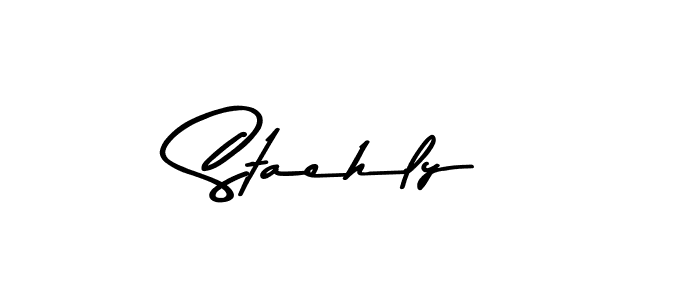Use a signature maker to create a handwritten signature online. With this signature software, you can design (Asem Kandis PERSONAL USE) your own signature for name Staehly. Staehly signature style 9 images and pictures png