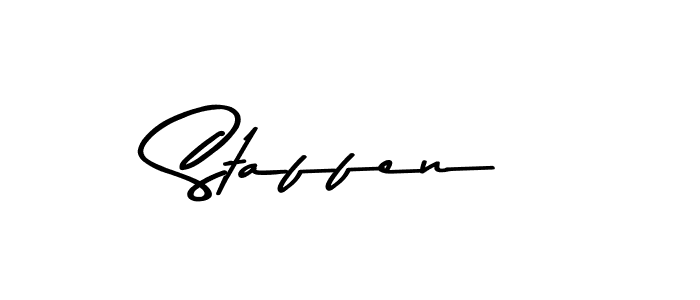 Also we have Staffen name is the best signature style. Create professional handwritten signature collection using Asem Kandis PERSONAL USE autograph style. Staffen signature style 9 images and pictures png