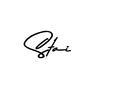 Also You can easily find your signature by using the search form. We will create Stai name handwritten signature images for you free of cost using Asem Kandis PERSONAL USE sign style. Stai signature style 9 images and pictures png