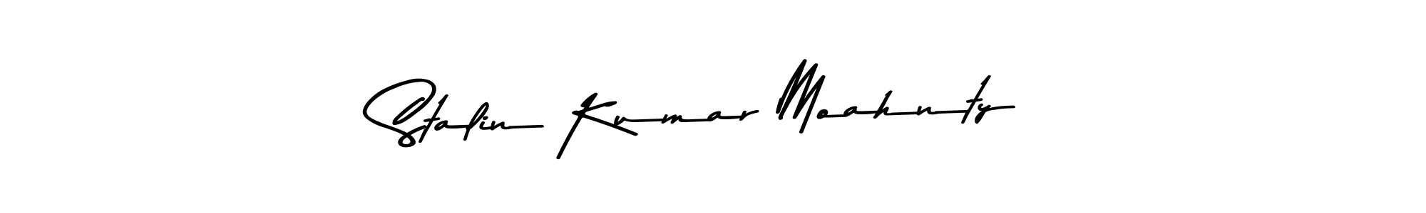 Create a beautiful signature design for name Stalin Kumar Moahnty. With this signature (Asem Kandis PERSONAL USE) fonts, you can make a handwritten signature for free. Stalin Kumar Moahnty signature style 9 images and pictures png