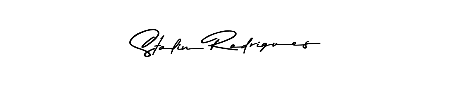 Design your own signature with our free online signature maker. With this signature software, you can create a handwritten (Asem Kandis PERSONAL USE) signature for name Stalin Rodrigues. Stalin Rodrigues signature style 9 images and pictures png