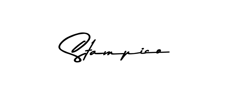 Stampico stylish signature style. Best Handwritten Sign (Asem Kandis PERSONAL USE) for my name. Handwritten Signature Collection Ideas for my name Stampico. Stampico signature style 9 images and pictures png