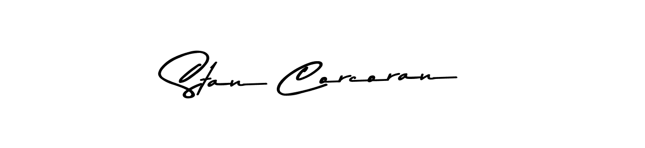 Also You can easily find your signature by using the search form. We will create Stan Corcoran name handwritten signature images for you free of cost using Asem Kandis PERSONAL USE sign style. Stan Corcoran signature style 9 images and pictures png