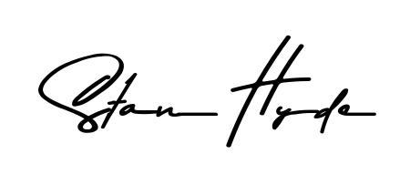 The best way (Asem Kandis PERSONAL USE) to make a short signature is to pick only two or three words in your name. For converting this name Stan Hyde. Stan Hyde signature style 9 images and pictures png
