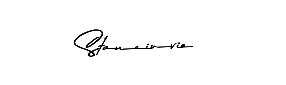 Create a beautiful signature design for name Stanciuvio. With this signature (Asem Kandis PERSONAL USE) fonts, you can make a handwritten signature for free. Stanciuvio signature style 9 images and pictures png