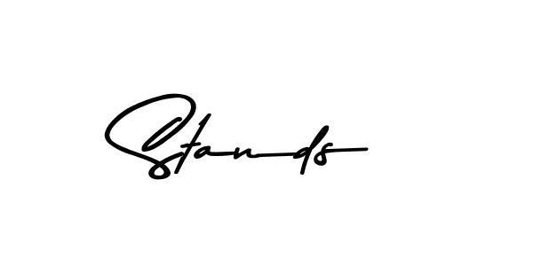 Create a beautiful signature design for name Stands. With this signature (Asem Kandis PERSONAL USE) fonts, you can make a handwritten signature for free. Stands signature style 9 images and pictures png