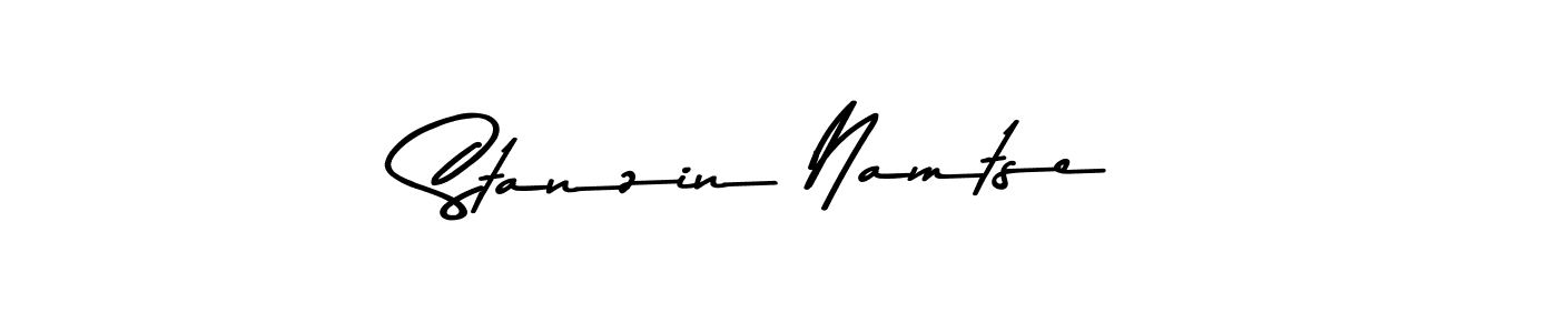 Stanzin Namtse stylish signature style. Best Handwritten Sign (Asem Kandis PERSONAL USE) for my name. Handwritten Signature Collection Ideas for my name Stanzin Namtse. Stanzin Namtse signature style 9 images and pictures png