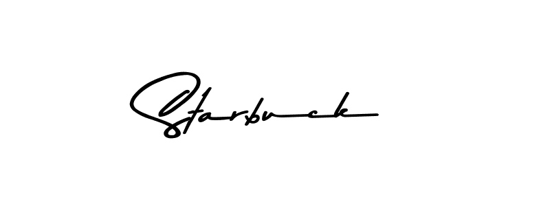 You should practise on your own different ways (Asem Kandis PERSONAL USE) to write your name (Starbuck) in signature. don't let someone else do it for you. Starbuck signature style 9 images and pictures png