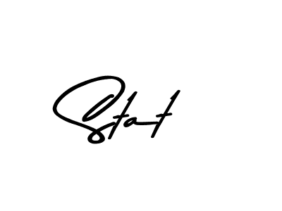 Also You can easily find your signature by using the search form. We will create Stat name handwritten signature images for you free of cost using Asem Kandis PERSONAL USE sign style. Stat signature style 9 images and pictures png