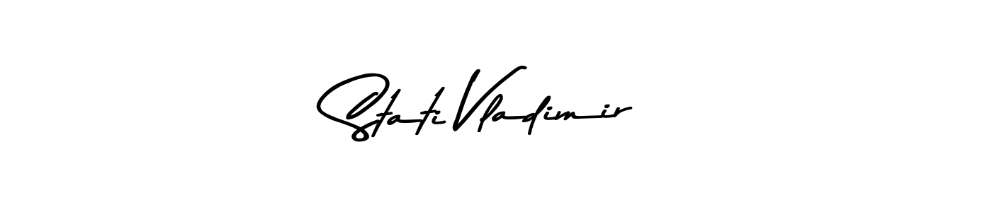 You should practise on your own different ways (Asem Kandis PERSONAL USE) to write your name (Stati Vladimir) in signature. don't let someone else do it for you. Stati Vladimir signature style 9 images and pictures png