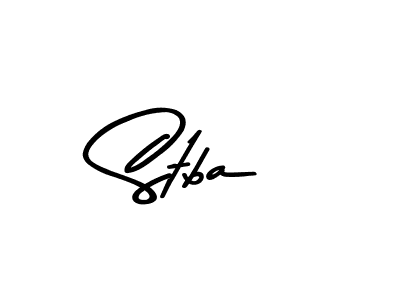 Use a signature maker to create a handwritten signature online. With this signature software, you can design (Asem Kandis PERSONAL USE) your own signature for name Stba. Stba signature style 9 images and pictures png