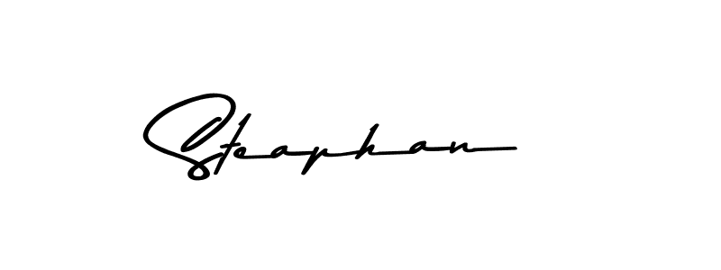 How to make Steaphan name signature. Use Asem Kandis PERSONAL USE style for creating short signs online. This is the latest handwritten sign. Steaphan signature style 9 images and pictures png