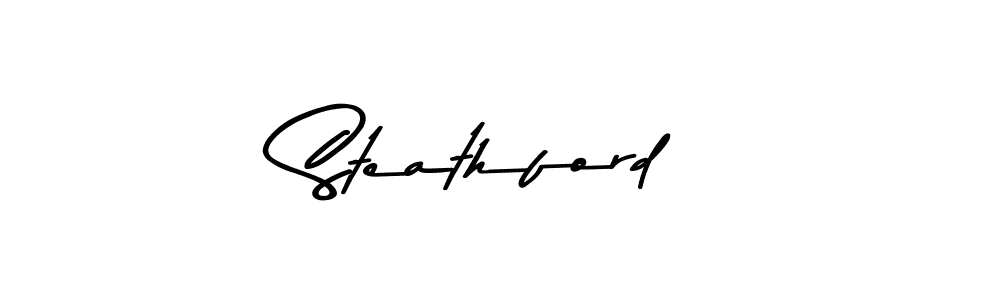 How to make Steathford signature? Asem Kandis PERSONAL USE is a professional autograph style. Create handwritten signature for Steathford name. Steathford signature style 9 images and pictures png