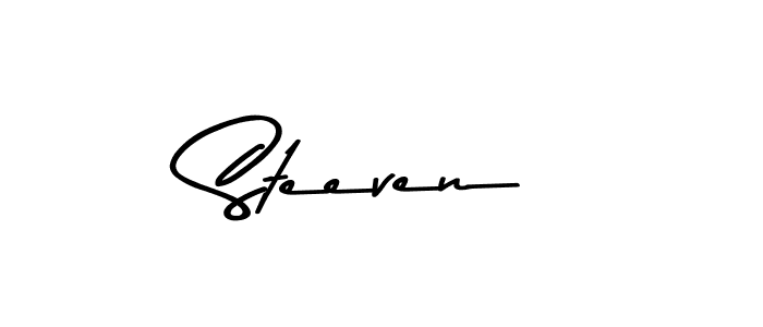 Steeven stylish signature style. Best Handwritten Sign (Asem Kandis PERSONAL USE) for my name. Handwritten Signature Collection Ideas for my name Steeven. Steeven signature style 9 images and pictures png