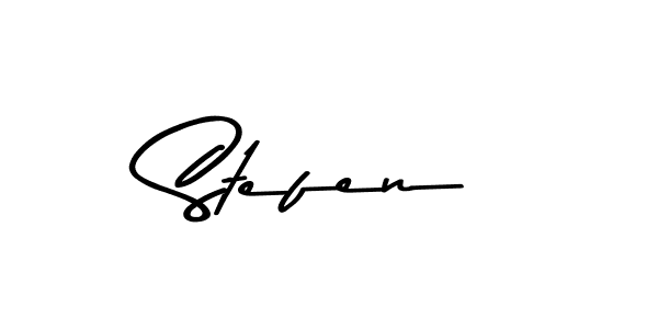 Create a beautiful signature design for name Stefen. With this signature (Asem Kandis PERSONAL USE) fonts, you can make a handwritten signature for free. Stefen signature style 9 images and pictures png