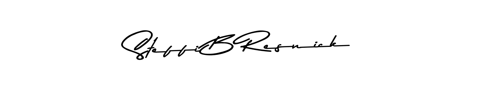 Also You can easily find your signature by using the search form. We will create Steffi B Resnick name handwritten signature images for you free of cost using Asem Kandis PERSONAL USE sign style. Steffi B Resnick signature style 9 images and pictures png