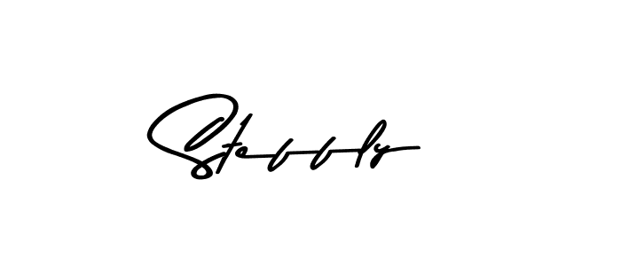 How to make Steffly signature? Asem Kandis PERSONAL USE is a professional autograph style. Create handwritten signature for Steffly name. Steffly signature style 9 images and pictures png