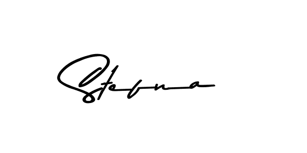 How to make Stefna signature? Asem Kandis PERSONAL USE is a professional autograph style. Create handwritten signature for Stefna name. Stefna signature style 9 images and pictures png