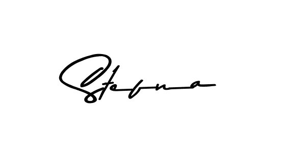 How to make Stefna signature? Asem Kandis PERSONAL USE is a professional autograph style. Create handwritten signature for Stefna name. Stefna signature style 9 images and pictures png