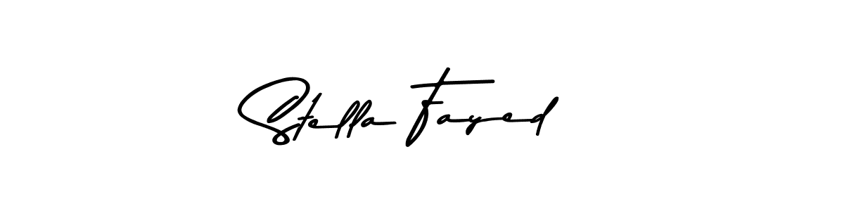 Design your own signature with our free online signature maker. With this signature software, you can create a handwritten (Asem Kandis PERSONAL USE) signature for name Stella Fayed. Stella Fayed signature style 9 images and pictures png