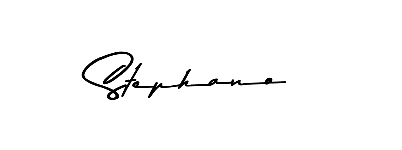 Design your own signature with our free online signature maker. With this signature software, you can create a handwritten (Asem Kandis PERSONAL USE) signature for name Stephano. Stephano signature style 9 images and pictures png