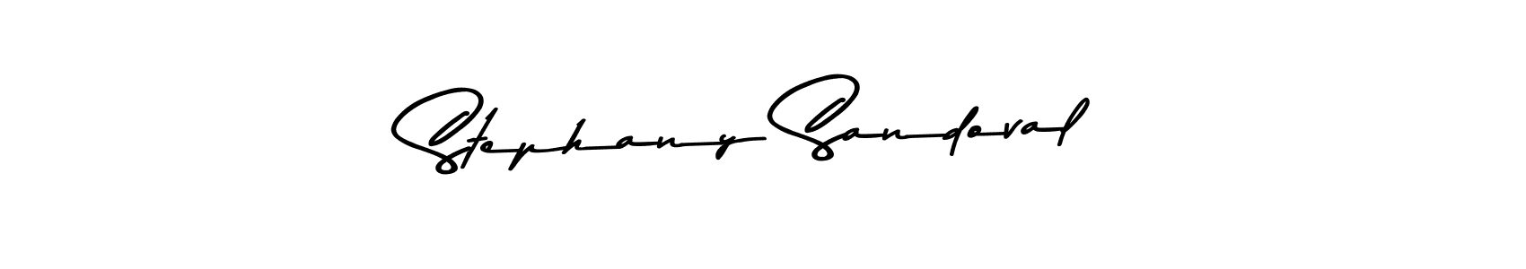How to make Stephany Sandoval name signature. Use Asem Kandis PERSONAL USE style for creating short signs online. This is the latest handwritten sign. Stephany Sandoval signature style 9 images and pictures png